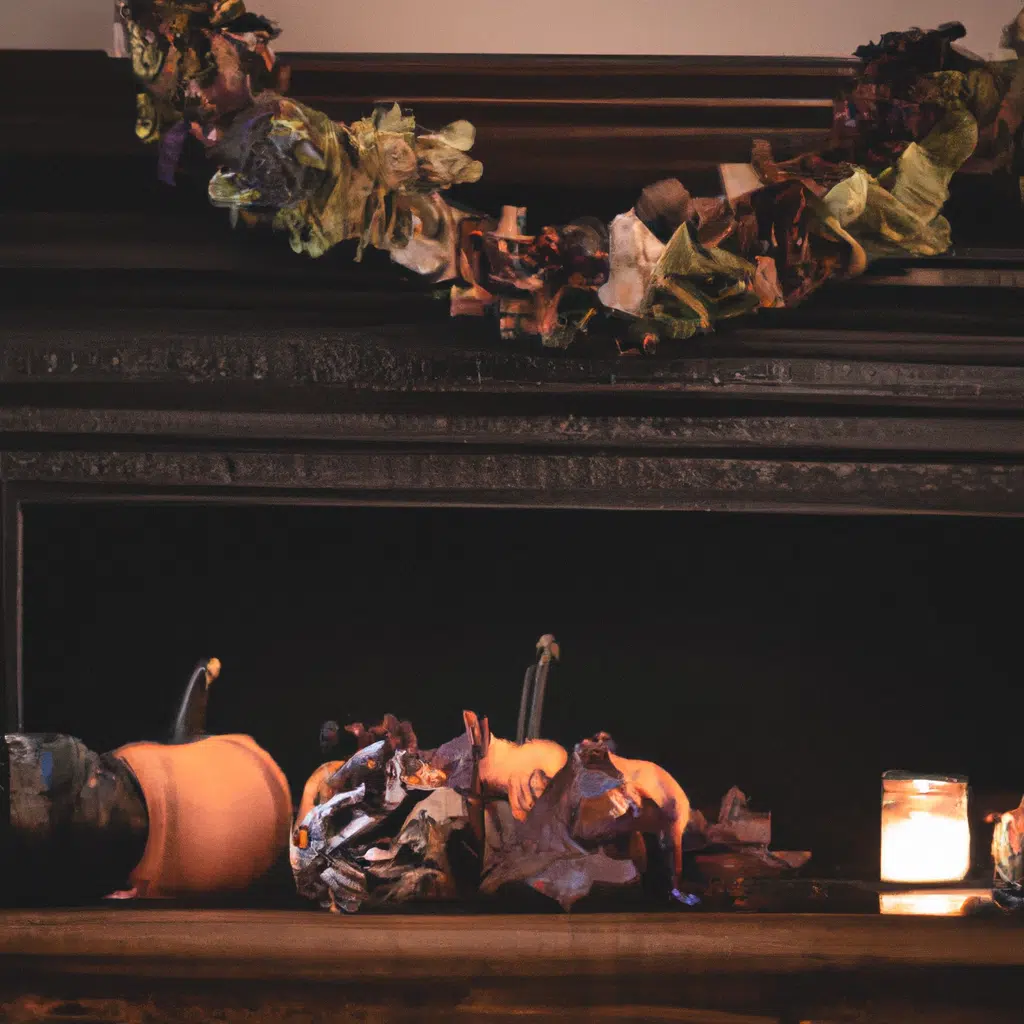 Festive Fall Mantel Decor Ideas